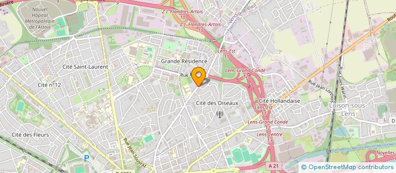 localisation de l'entreprise FAMILY  LENS