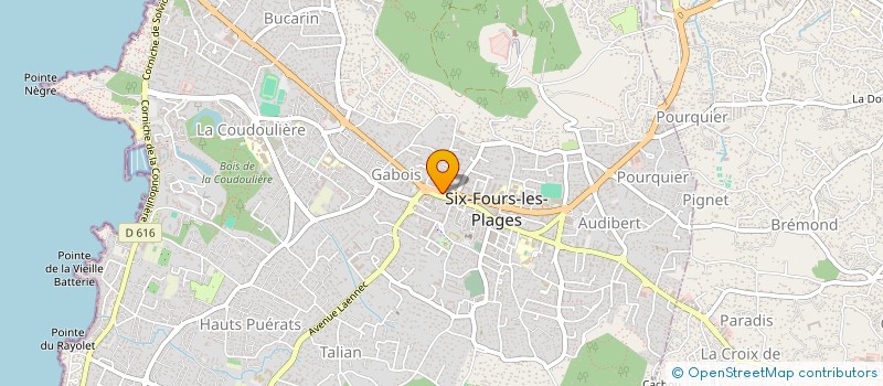 localisation de l'entreprise FAMILY à SIX-FOURS-LES-PLAGES