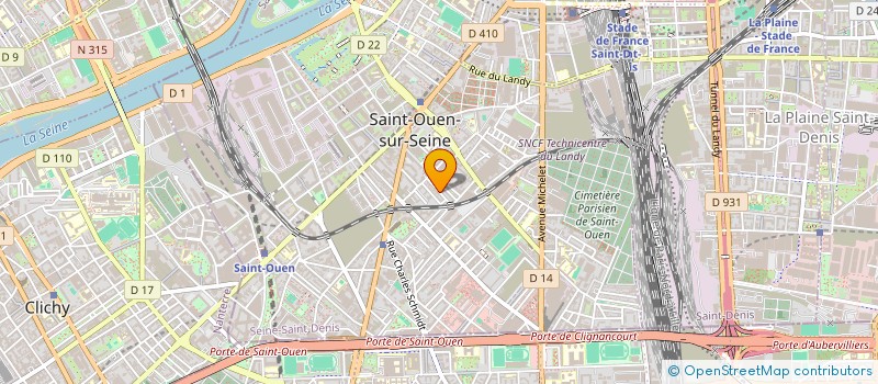 localisation de l'entreprise FAMILY 93 à SAINT-OUEN-SUR-SEINE