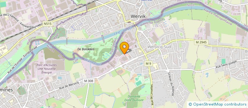 localisation de l'entreprise FAMILY A INVEST  WERVICQ-SUD