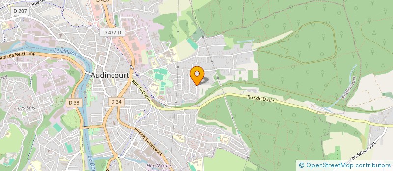 localisation de l'entreprise FAMILY ACHIR  AUDINCOURT