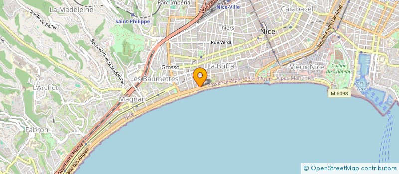 localisation de l'entreprise FAMILY APAM 2 à NICE