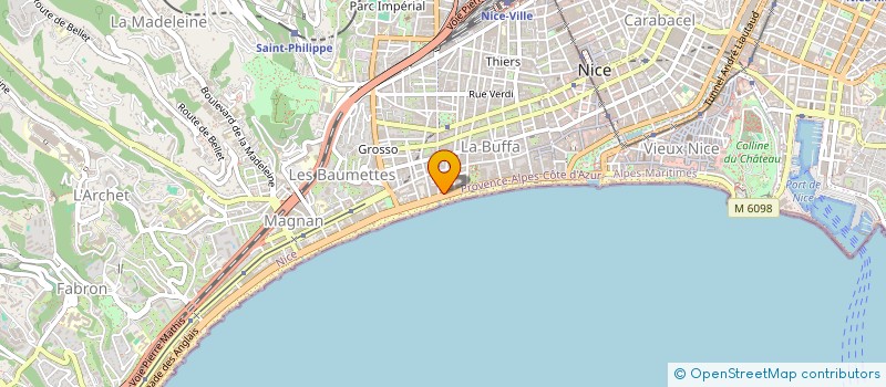 localisation de l'entreprise FAMILY APAM à NICE