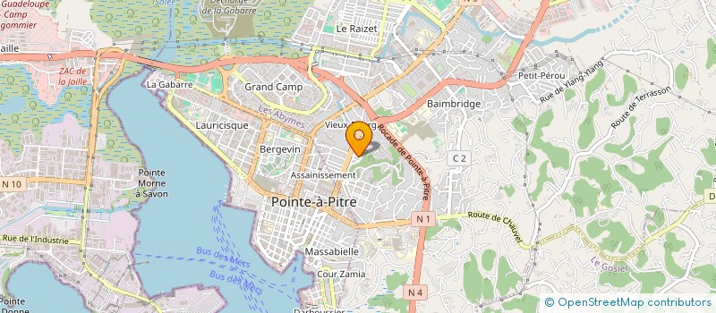 localisation de l'entreprise FAMILY BAND à LES ABYMES