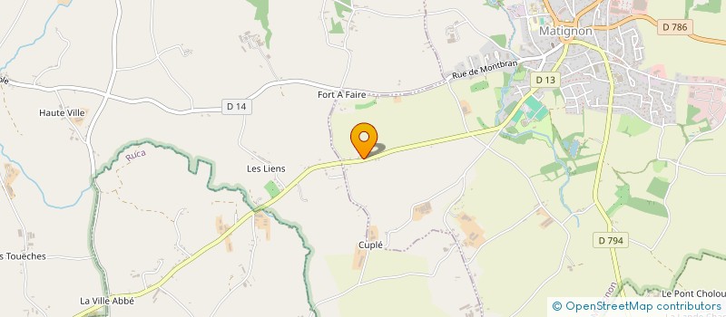 localisation de l'entreprise FAMILY BENOIT  MATIGNON