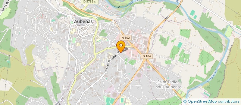 localisation de l'entreprise FAMILY BIKES à AUBENAS
