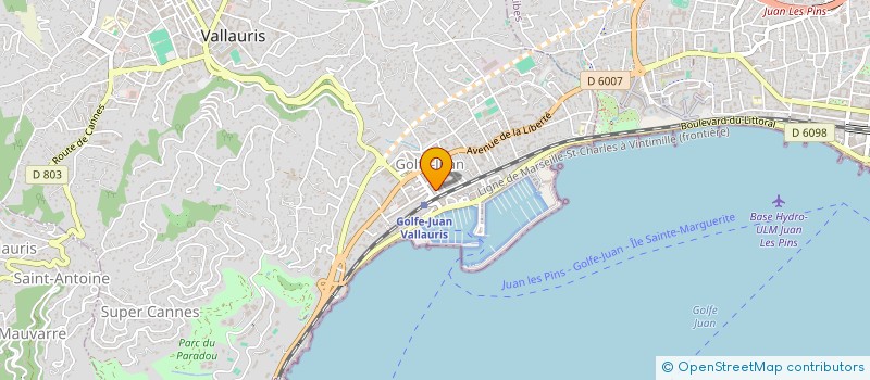 localisation de l'entreprise FAMILY BUSINESS à VALLAURIS