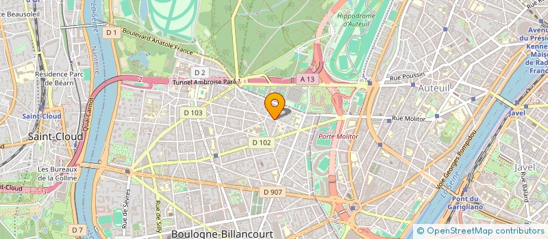 localisation de l'entreprise FAMILY BUSINESS à BOULOGNE-BILLANCOURT