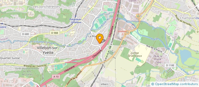 localisation de l'entreprise FAMILY BUSINESS  VILLEBON-SUR-YVETTE