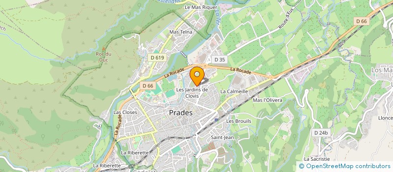 localisation de l'entreprise FAMILY CASSOLY  PRADES