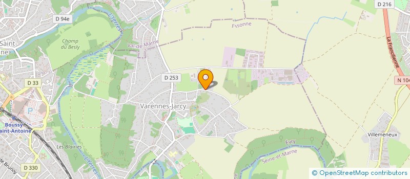 localisation de l'entreprise FAMILY CLERET'S  VARENNES-JARCY