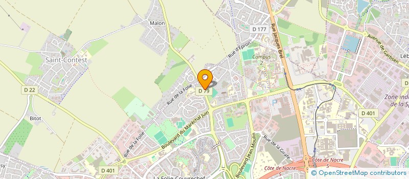 localisation de l'entreprise FAMILY CM 14 à CAEN
