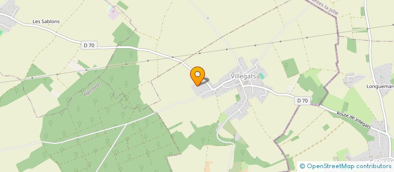 localisation de l'entreprise FAMILY & CO  VILLEGATS