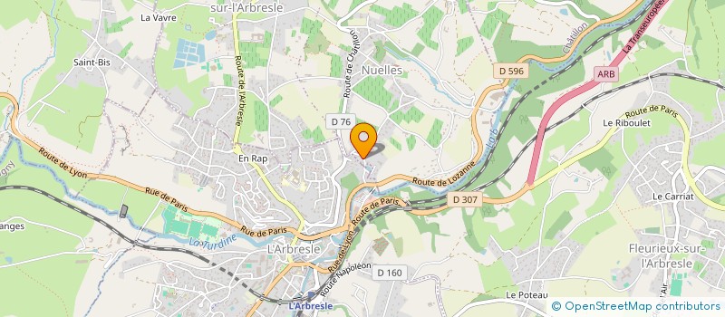 localisation de l'entreprise FAMILY CROUZET  SAINT-GERMAIN-NUELLES