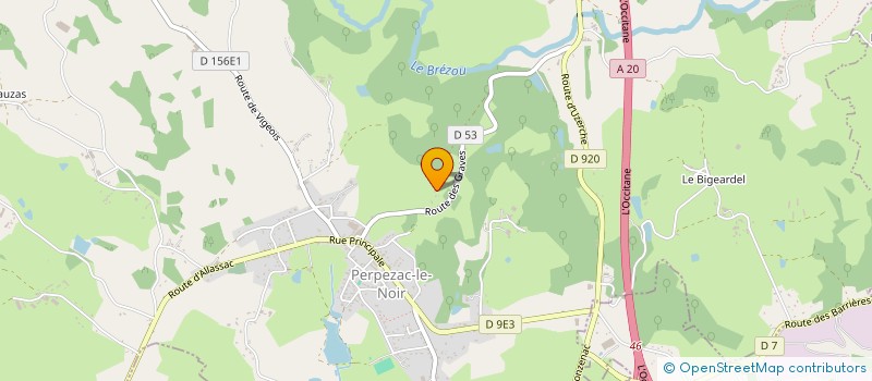 localisation de l'entreprise FAMILY DES GRAVES  PERPEZAC-LE-NOIR