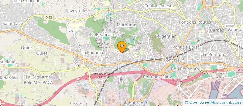 localisation de l'entreprise FAMILY ET COMPAGNIE  TOULON