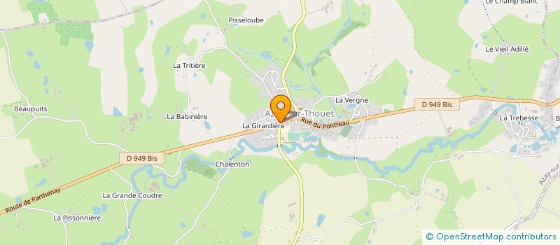 localisation de l'entreprise FAMILY FEVRE  AZAY-SUR-THOUET