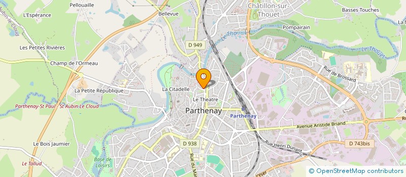 localisation de l'entreprise FAMILY FIRST  PARTHENAY