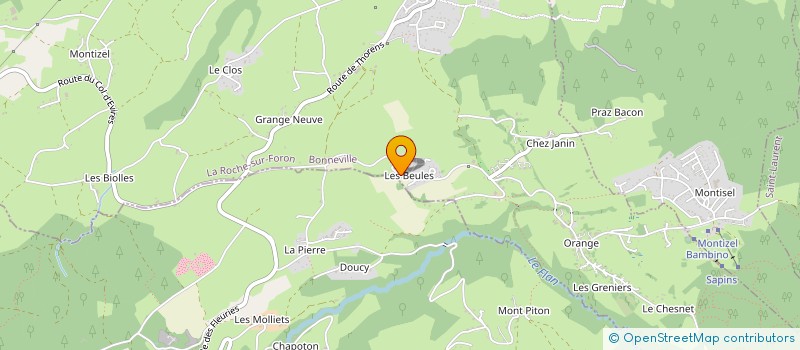 localisation de l'entreprise FAMILY FONDUE RAID  LA ROCHE-SUR-FORON