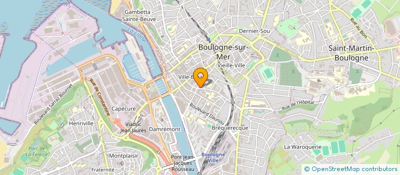 localisation de l'entreprise FAMILY FOOD 62 à BOULOGNE-SUR-MER