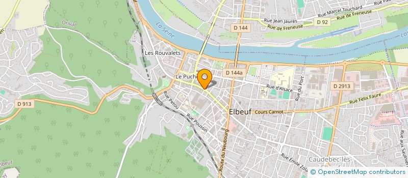 localisation de l'entreprise FAMILY FOOD à ELBEUF