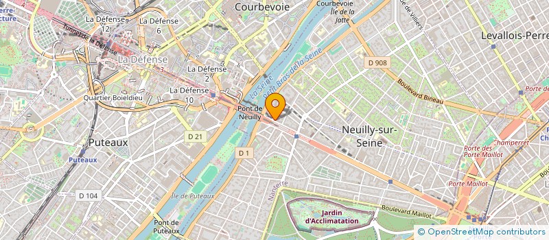 localisation de l'entreprise FAMILY & FRIENDS PARTNERS à NEUILLY-SUR-SEINE