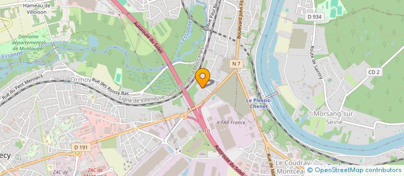 localisation de l'entreprise FAMILY GRATEAU  ORMOY