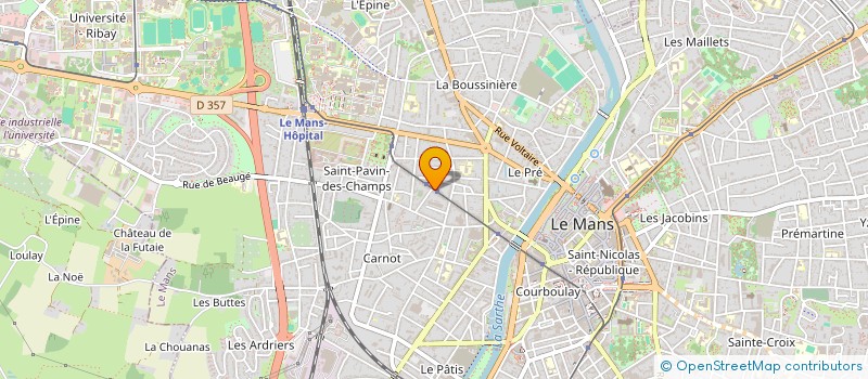 localisation de l'entreprise FAMILY GROOVE PRODUCTION  LE MANS