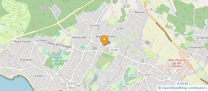 localisation de l'entreprise FAMILY GROUPE  SAINT-PALAIS-SUR-MER