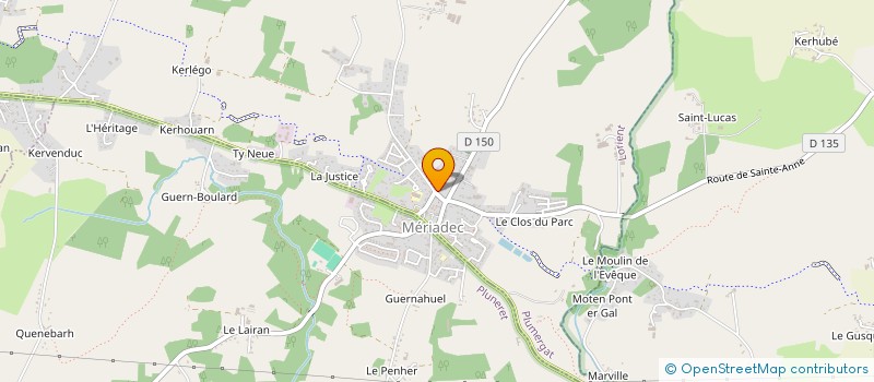 localisation de l'entreprise FAMILY GYM  PLUMERGAT