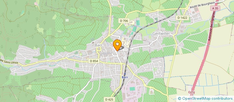 localisation de l'entreprise FAMILY HELP ALSACE à BARR