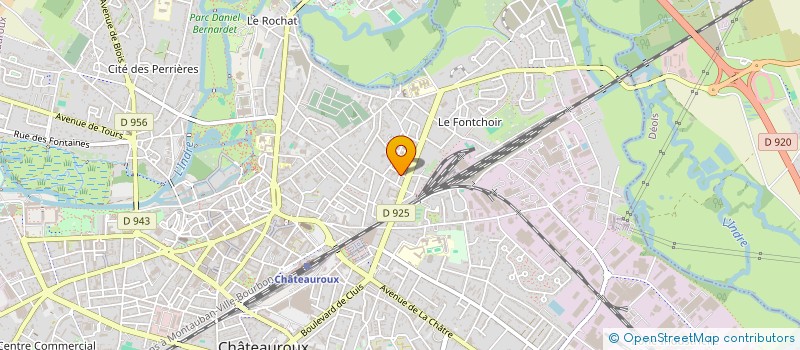 localisation de l'entreprise FAMILY HOUSE à CHATEAUROUX