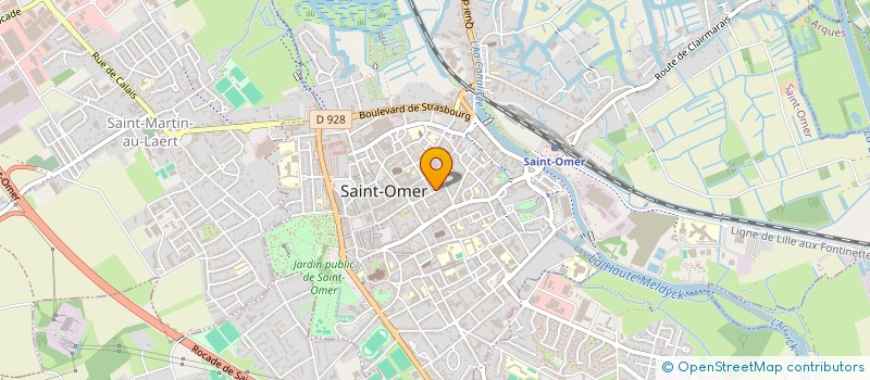 localisation de l'entreprise FAMILY INVEST  SAINT-OMER