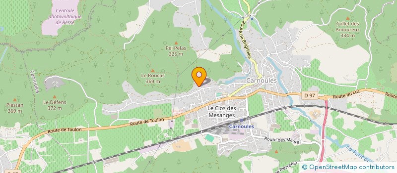 localisation de l'entreprise FAMILY'INVEST  CARNOULES