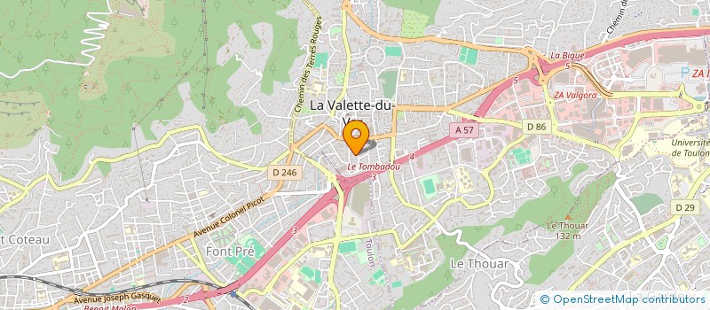localisation de l'entreprise FAMILY INVEST  LA VALETTE DU VAR