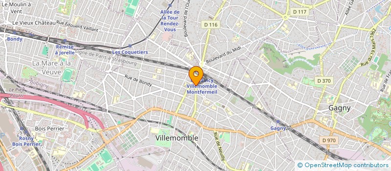 localisation de l'entreprise FAMILY INVEST JMSB à VILLEMOMBLE