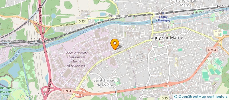 localisation de l'entreprise FAMILY INVEST LA CIOTAT  LAGNY-SUR-MARNE