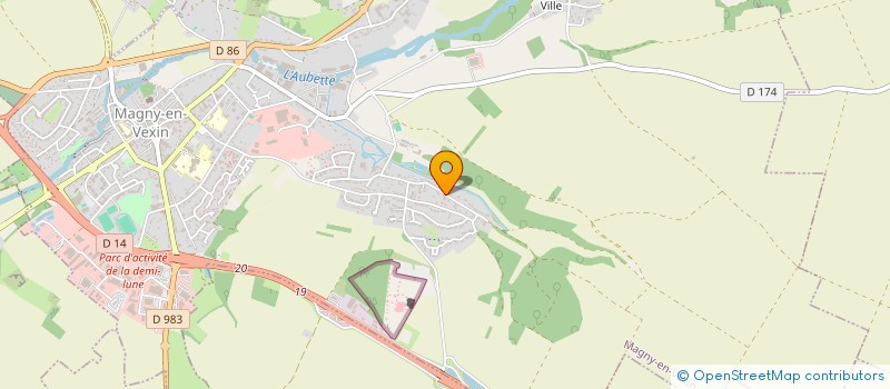 localisation de l'entreprise FAMILY JAM STUDIO (FJS)  MAGNY-EN-VEXIN