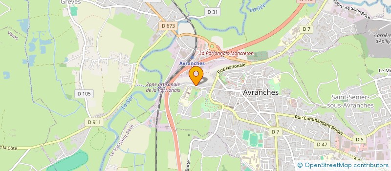 localisation de l'entreprise FAMILY.M  AVRANCHES