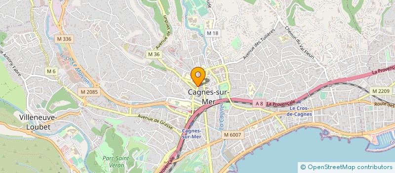 localisation de l'entreprise FAMILY M AUDITION  CAGNES-SUR-MER