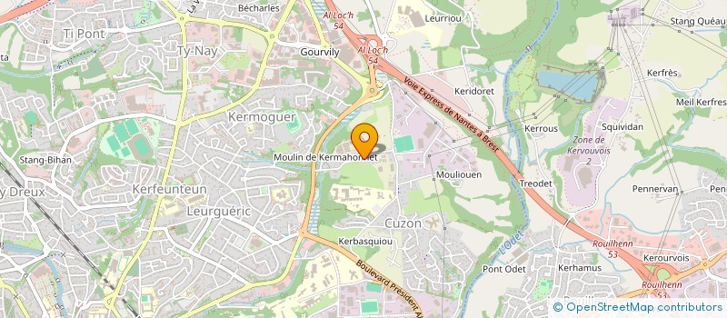localisation de l'entreprise FAMILY MARKET à QUIMPER
