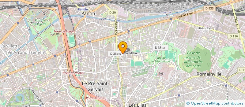 localisation de l'entreprise FAMILY MEAL  PANTIN