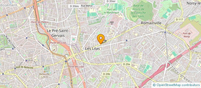 localisation de l'entreprise FAMILY MO à LES LILAS