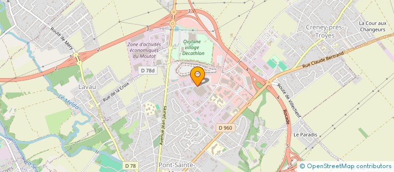 localisation de l'entreprise FAMILY MOD'  PONT-SAINTE-MARIE