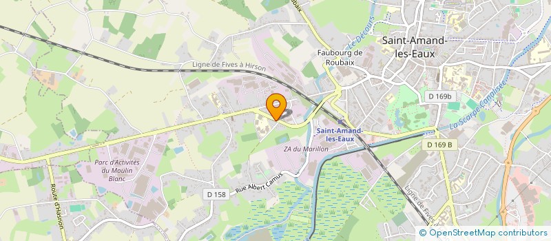 localisation de l'entreprise FAMILY MOMENTS EVENTS à SAINT-AMAND-LES-EAUX