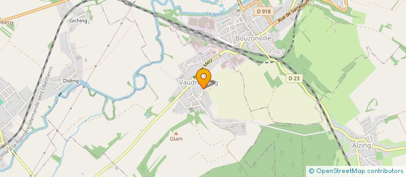 localisation de l'entreprise FAMILY PATATE  VAUDRECHING