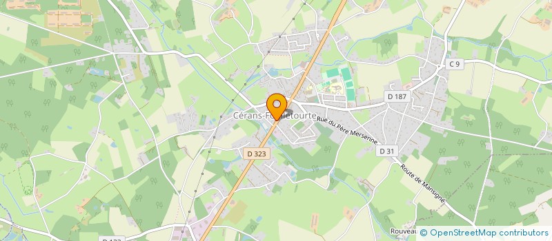 localisation de l'entreprise FAMILY PICARDE  CERANS-FOULLETOURTE