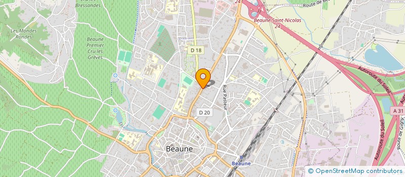 localisation de l'entreprise FAMILY PIZZ'S à BEAUNE