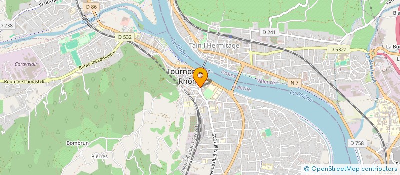 localisation de l'entreprise FAMILY PIZZA à TOURNON-SUR-RHONE