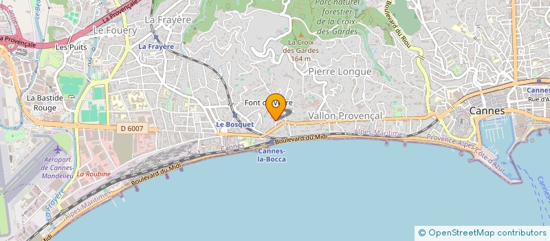 localisation de l'entreprise FAMILY PIZZA à CANNES